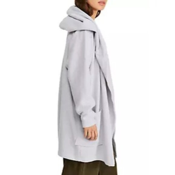 FREE PEOPLE Willow Hooded Belted Sweater Cardigan Size Small NEW NWT - Picture 2 of 4